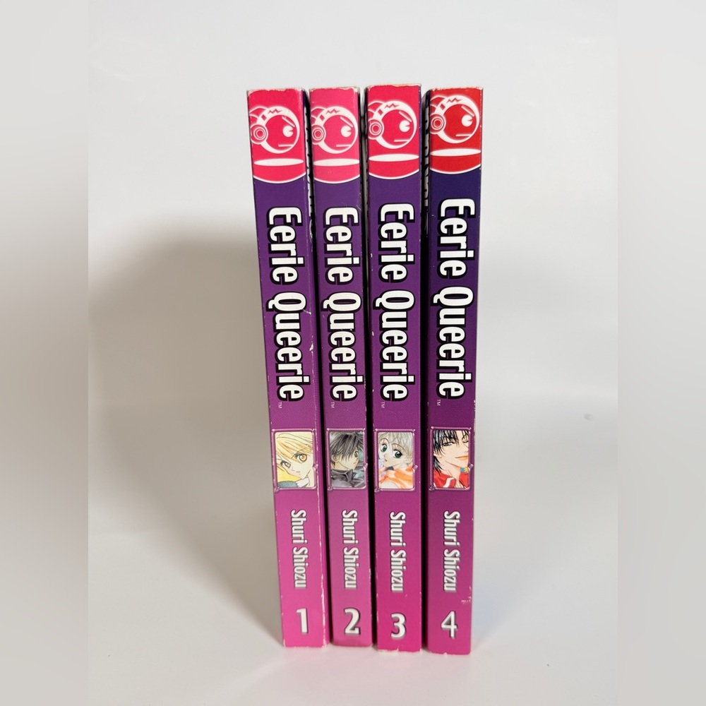 4 Book Lot Eerie Queerie Manga Volumes 1 2 3 4 Shuri Shiozu Tokyopop